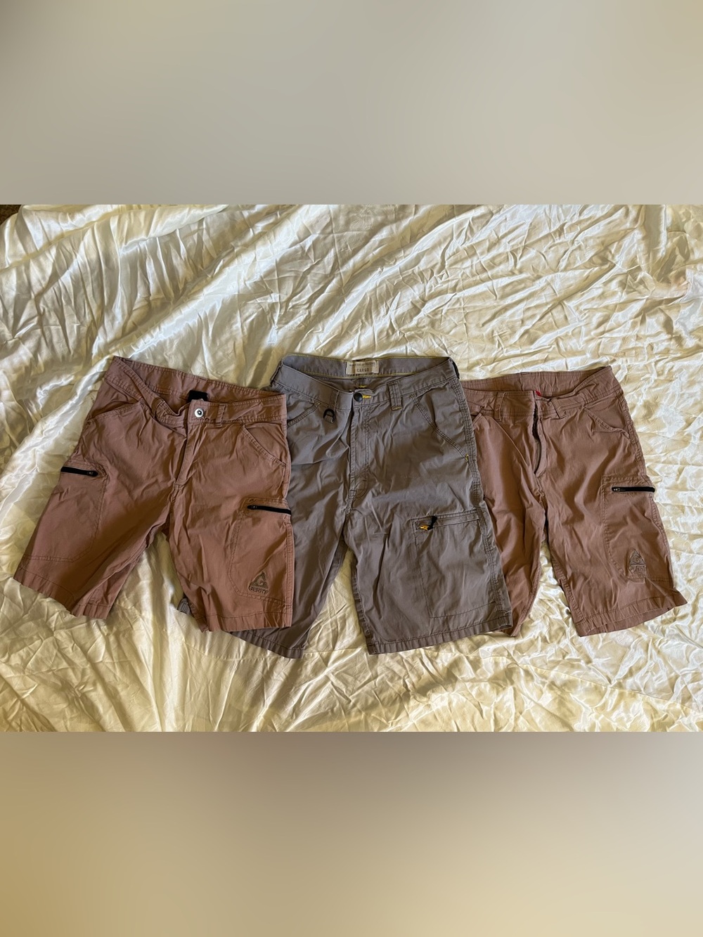 Cargo shorts size 32. Set of 3